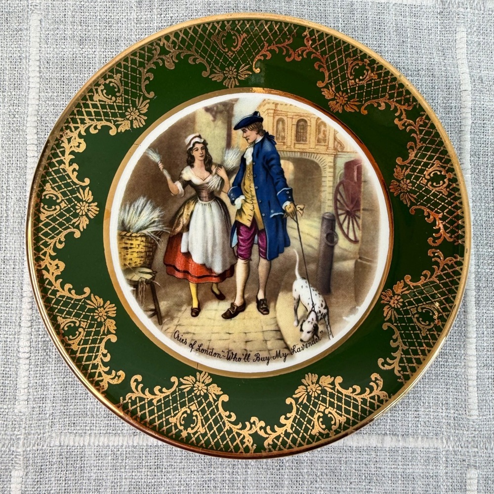 Cries of London Who'll Buy My Lavender Weatherby Hanley English Plate Decorative